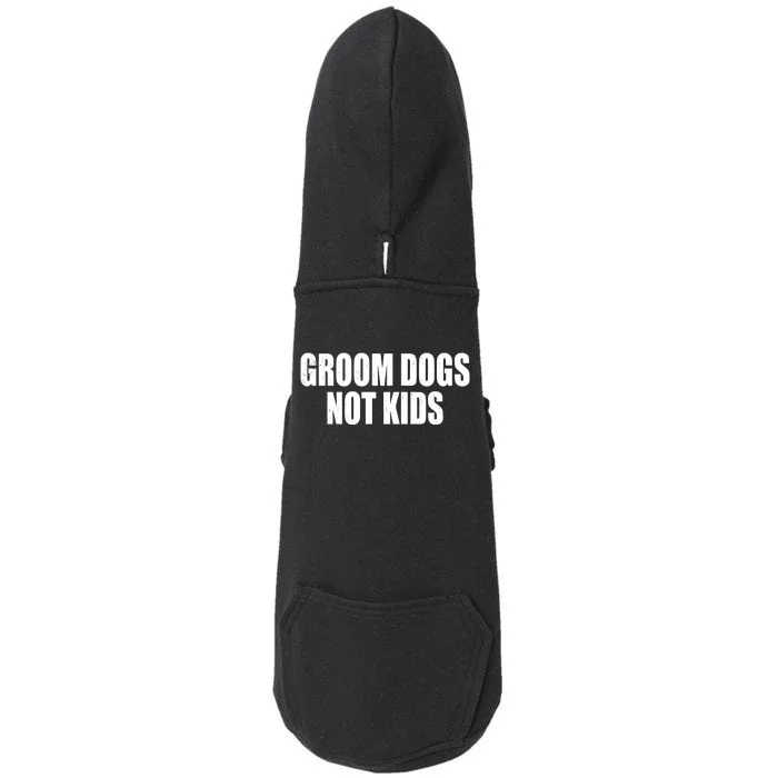 Groom Dogs Funny Dog Groomer Doggie 3-End Fleece Hoodie