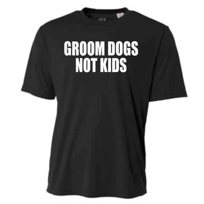 Groom Dogs Funny Dog Groomer Cooling Performance Crew T-Shirt