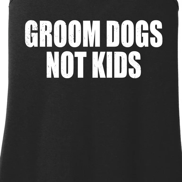 Groom Dogs Funny Dog Groomer Ladies Essential Tank