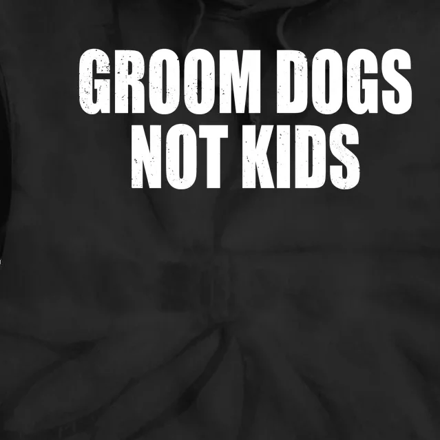 Groom Dogs Funny Dog Groomer Tie Dye Hoodie