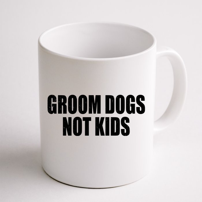 Groom Dogs Funny Dog Groomer Front & Back Coffee Mug