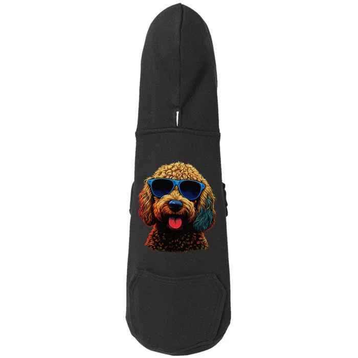 Goldendoodle Dood Funny Doodle Dog Golden Doodle Doggie 3-End Fleece Hoodie