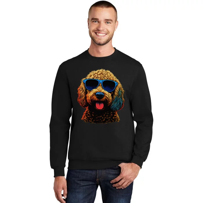 Goldendoodle Dood Funny Doodle Dog Golden Doodle Tall Sweatshirt