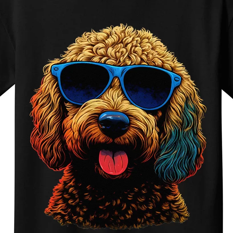 Goldendoodle Dood Funny Doodle Dog Golden Doodle Kids T-Shirt