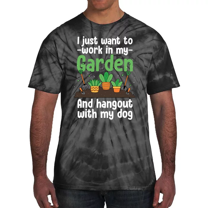 Gardening Design For Plant Lover Florist Gardener Tie-Dye T-Shirt