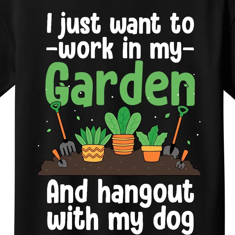 Gardening Design For Plant Lover Florist Gardener Kids T-Shirt