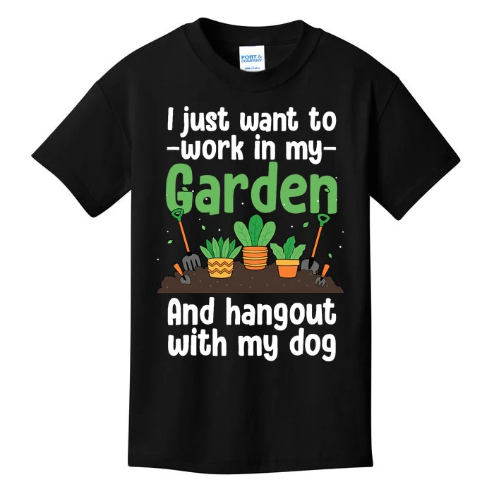 Gardening Design For Plant Lover Florist Gardener Kids T-Shirt