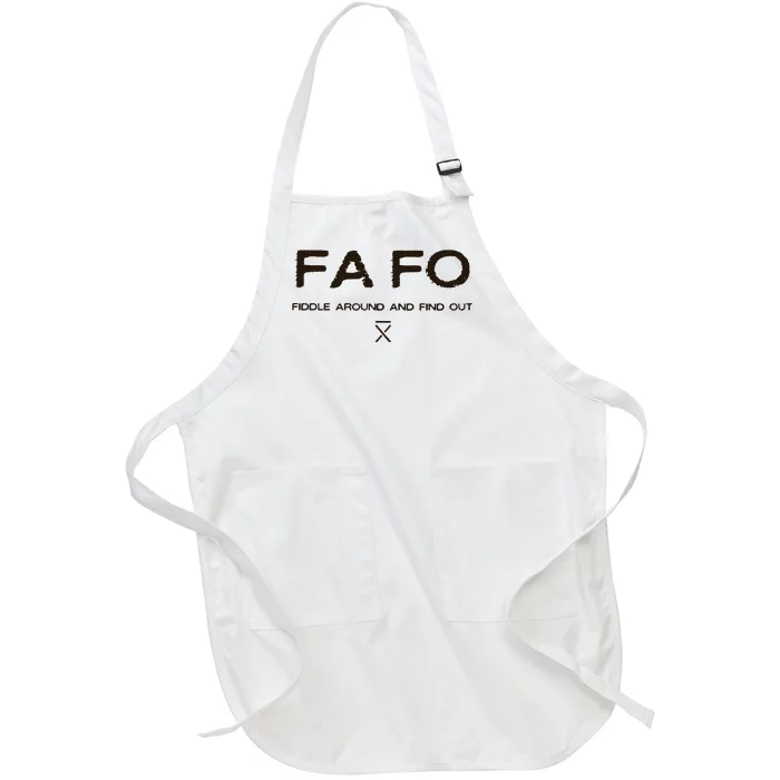 Gatlin Didier Fafo Fiddle Around And Find Out Full-Length Apron With Pocket