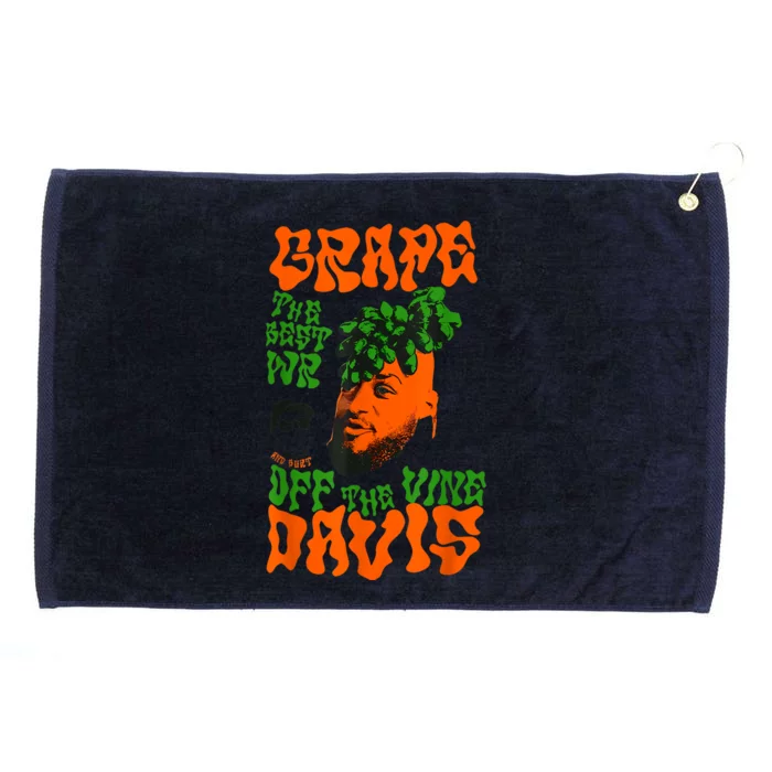 Grape Davis Funny Meme Grommeted Golf Towel