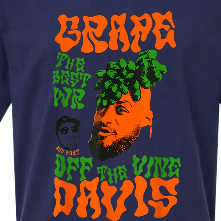 Grape Davis Funny Meme Sueded Cloud Jersey T-Shirt