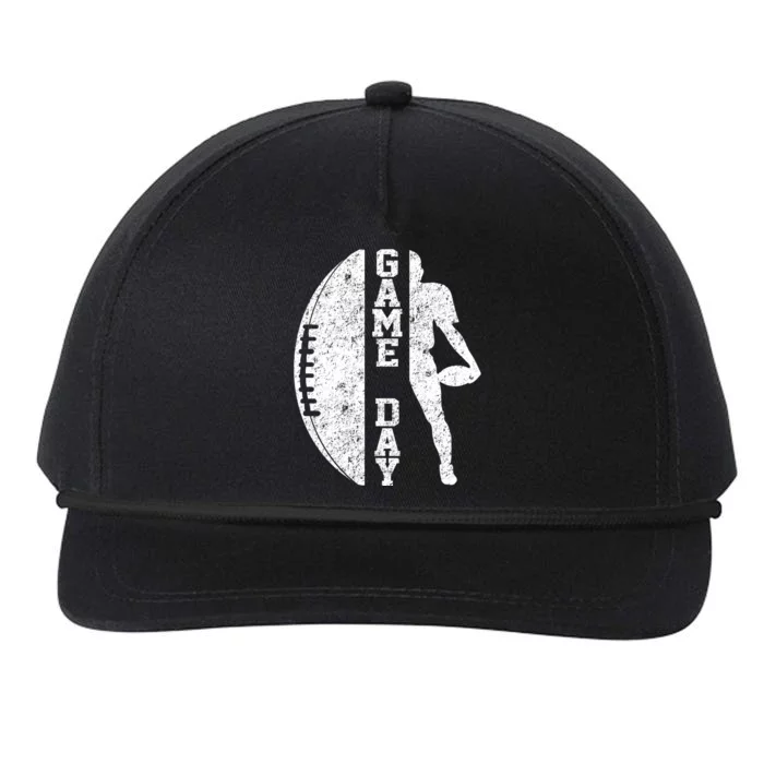 Game Day Football Vintage Sport Snapback Five-Panel Rope Hat