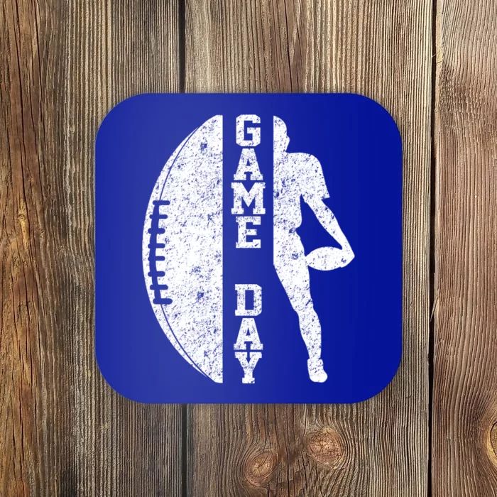 Game Day Football Vintage Sport Coaster