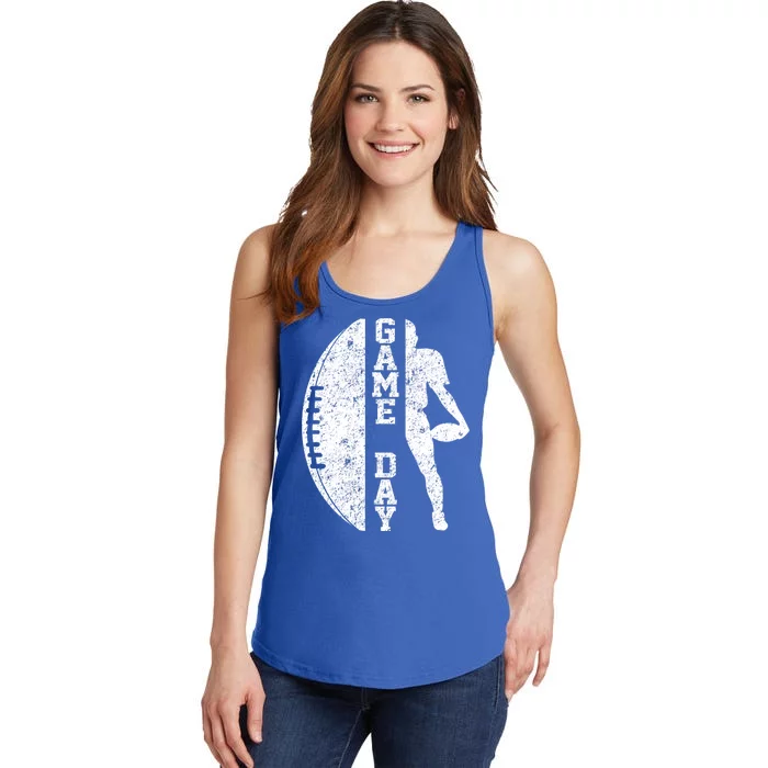 Game Day Football Vintage Sport Ladies Essential Tank