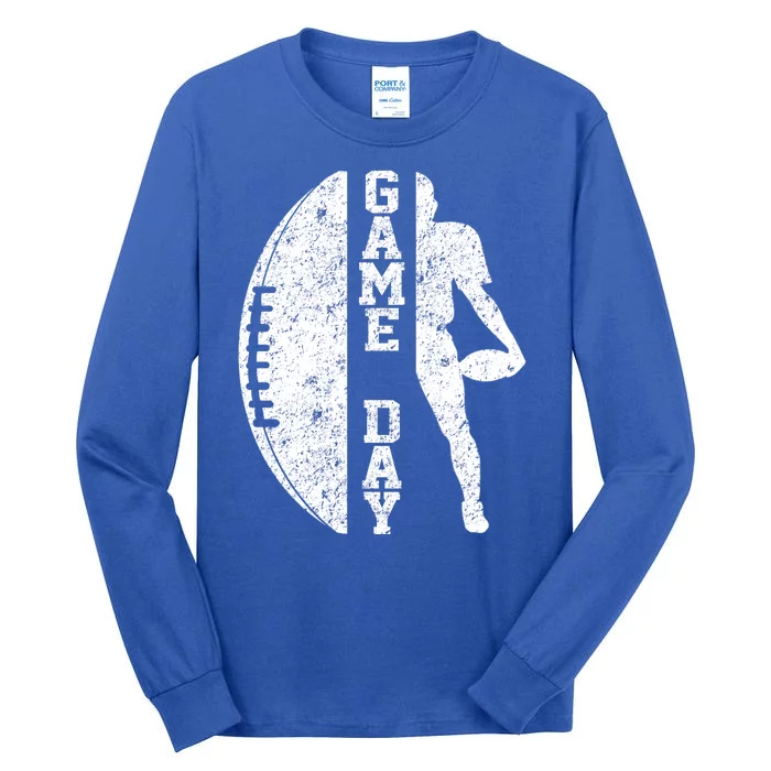 Game Day Football Vintage Sport Tall Long Sleeve T-Shirt