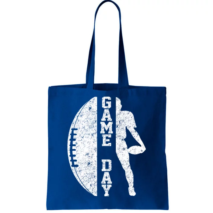 Game Day Football Vintage Sport Tote Bag