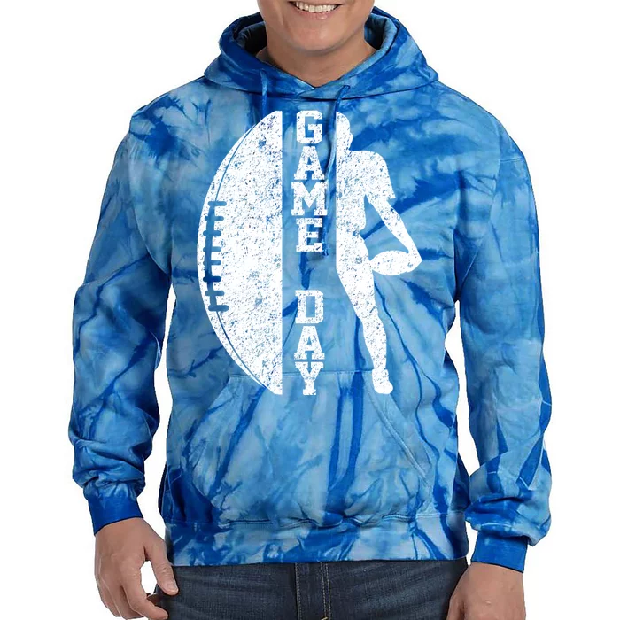 Game Day Football Vintage Sport Tie Dye Hoodie