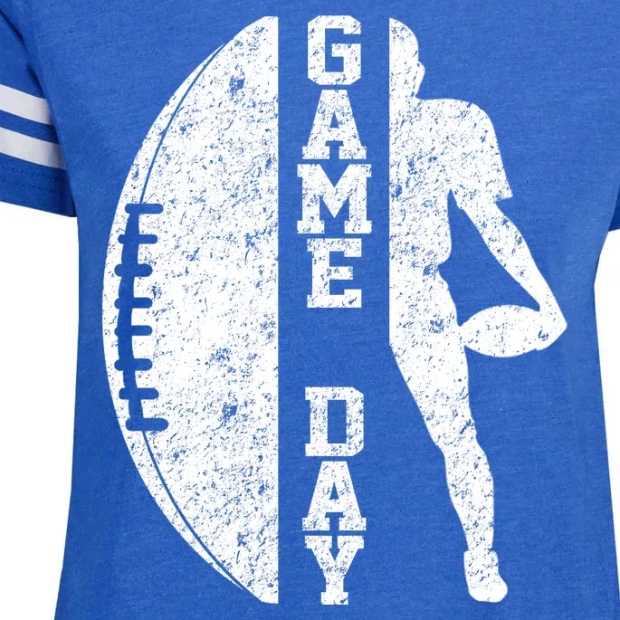 Game Day Football Vintage Sport Enza Ladies Jersey Football T-Shirt