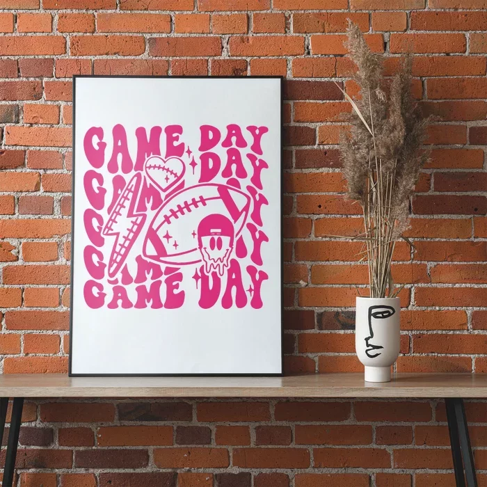 Game Day Football Funny Football Png Touchdown Season Football Fan Poster