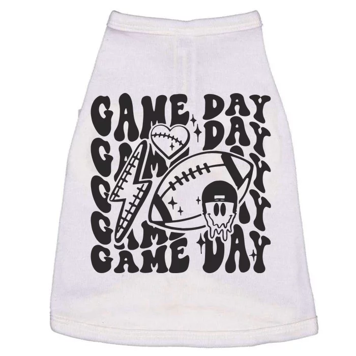 Game Day Football Funny Football Png Touchdown Season Football Fan Doggie Tank