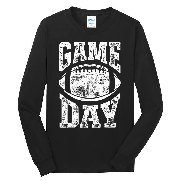 Game Day Football Season Team Sports Vintage Tall Long Sleeve T-Shirt