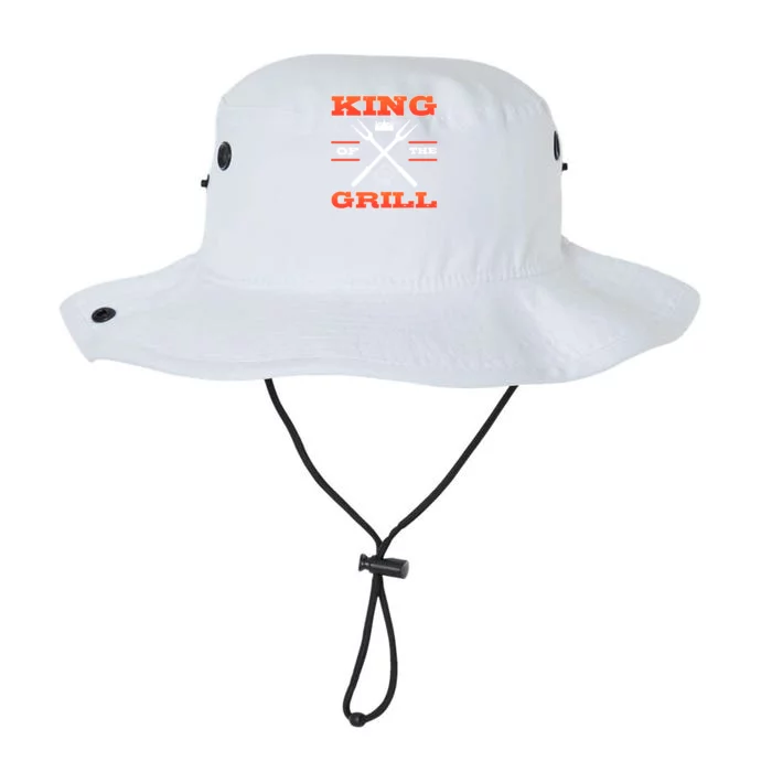 Gentle Dad Funny Bbq Grill And Smoker Grillfather Great Gift Legacy Cool Fit Booney Bucket Hat