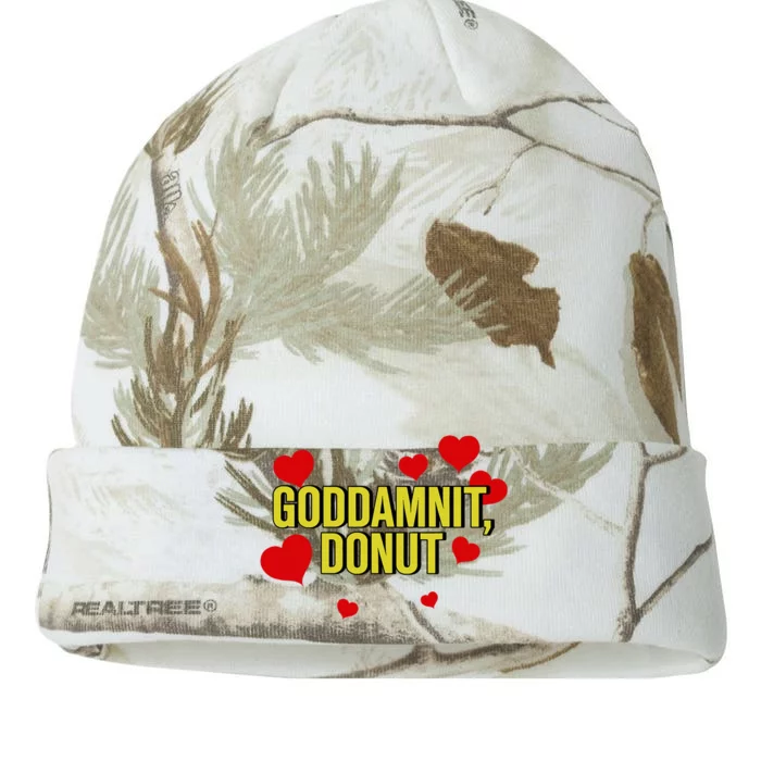 Goddamnit Donut Funny Donut Lover Kati - 12in Camo Beanie