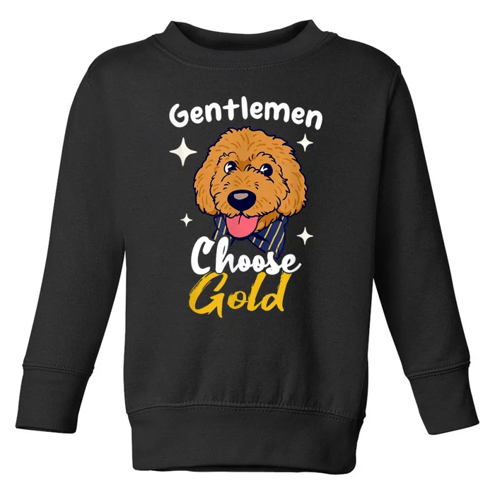 Goldendoodle Dood Funny Doodle Dog Golden Doodle Toddler Sweatshirt