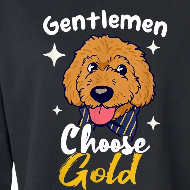 Goldendoodle Dood Funny Doodle Dog Golden Doodle Cropped Pullover Crew