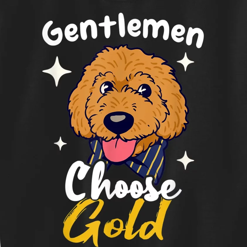 Goldendoodle Dood Funny Doodle Dog Golden Doodle Kids Sweatshirt