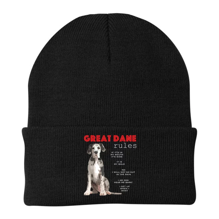 Great Dane Funny Great Dane Lover Knit Cap Winter Beanie