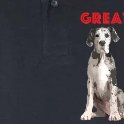 Great Dane Funny Great Dane Lover Softstyle Adult Sport Polo