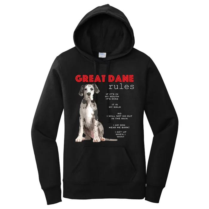 Great Dane Funny Great Dane Lover Women's Pullover Hoodie