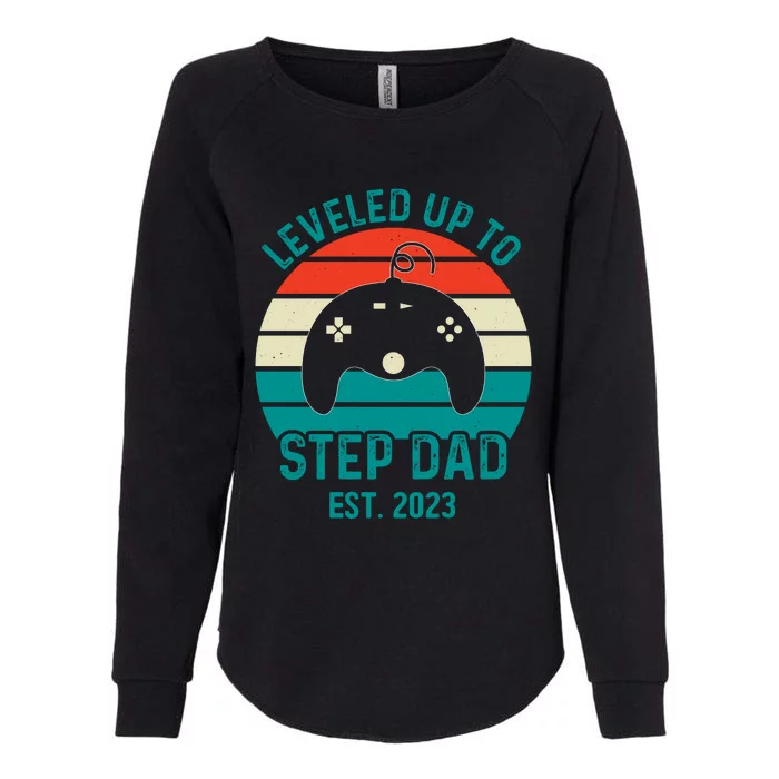 Gamer Dad Fathers Day Step Dad Womens California Wash Sweatshirt