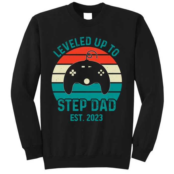 Gamer Dad Fathers Day Step Dad Tall Sweatshirt