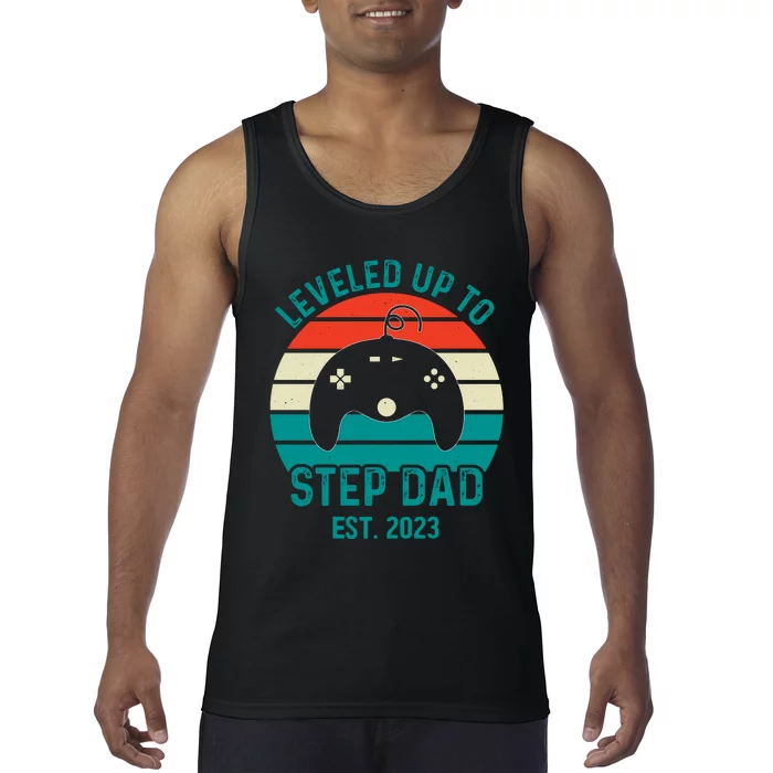 Gamer Dad Fathers Day Step Dad Tank Top