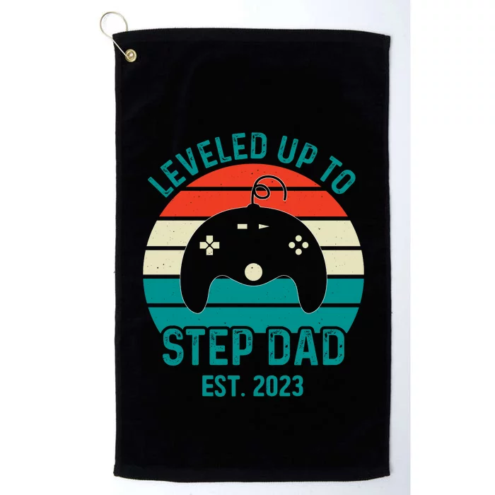 Gamer Dad Fathers Day Step Dad Platinum Collection Golf Towel