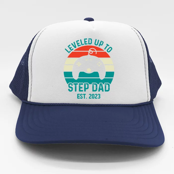 Gamer Dad Fathers Day Step Dad Trucker Hat