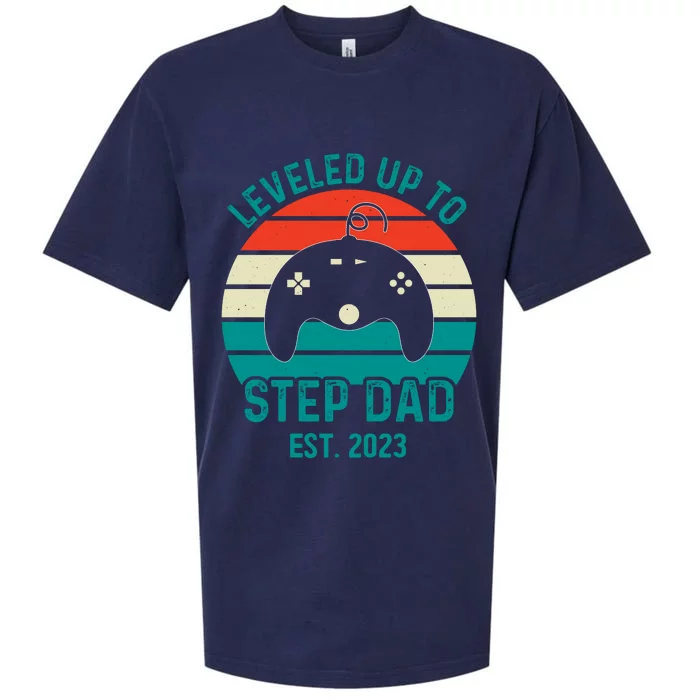 Gamer Dad Fathers Day Step Dad Sueded Cloud Jersey T-Shirt