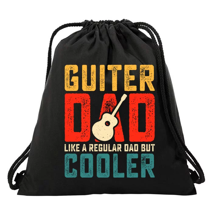 Guitar Dad Father's Day T Drawstring Bag