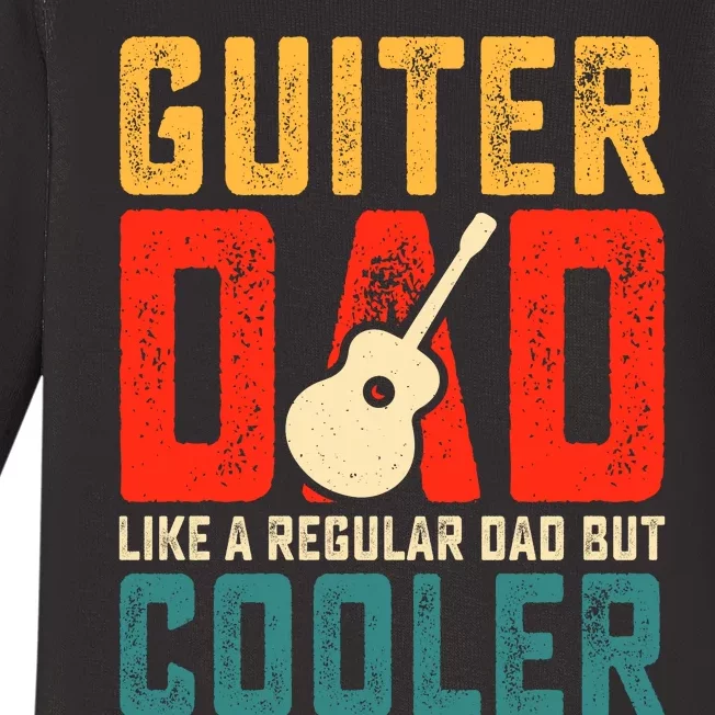 Guitar Dad Father's Day T Baby Long Sleeve Bodysuit