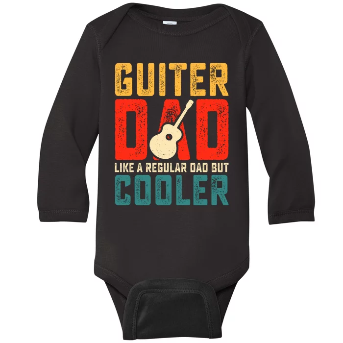 Guitar Dad Father's Day T Baby Long Sleeve Bodysuit