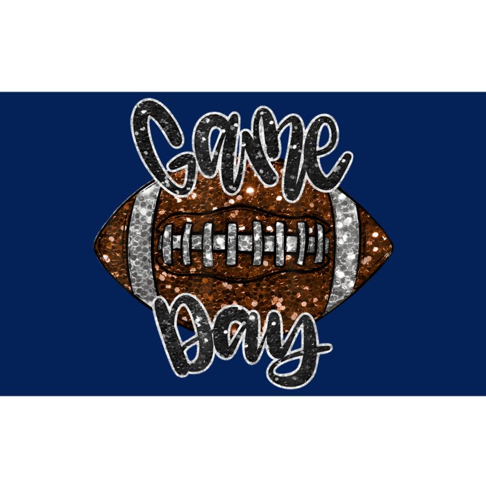 Game Day Football Bling Bling Football Lover Fall Autumn Bumper Sticker