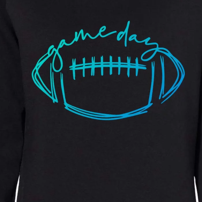 Game Day Football Game Day Vibes Football Lover Gift Womens California Wash Sweatshirt