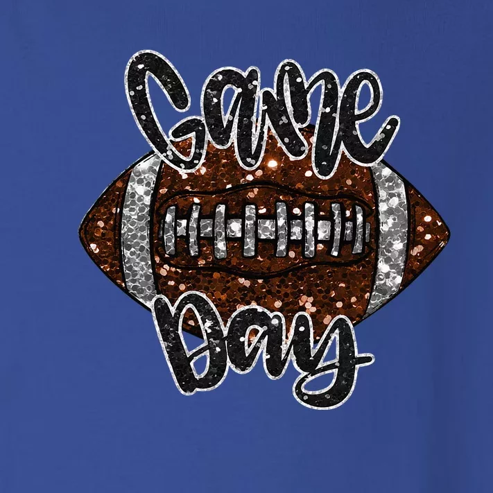 Game Day Football Bling Bling Football Lover Fall Autumn Toddler Long Sleeve Shirt