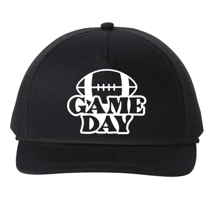 Game Day Football Lover Snapback Five-Panel Rope Hat