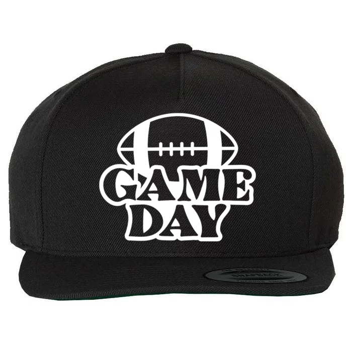 Game Day Football Lover Wool Snapback Cap