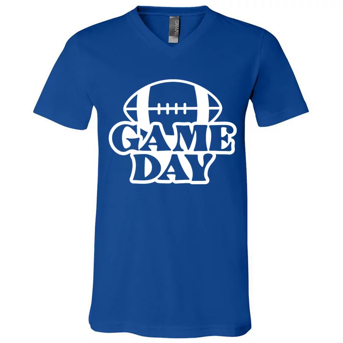 Game Day Football Lover V-Neck T-Shirt