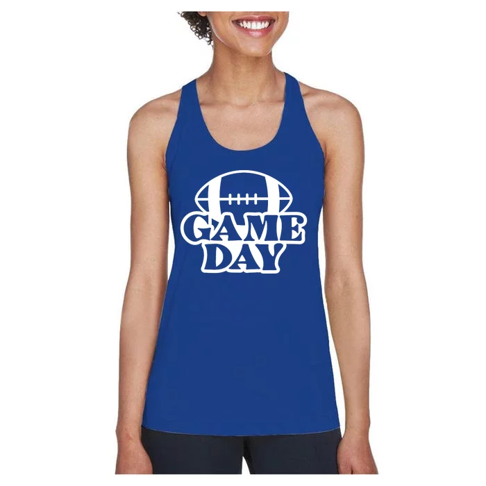 Game Day Football Lover Women's Racerback Tank