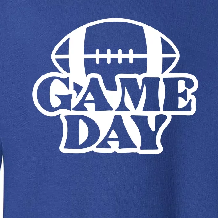 Game Day Football Lover Toddler Sweatshirt