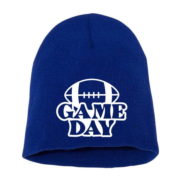 Game Day Football Lover Short Acrylic Beanie